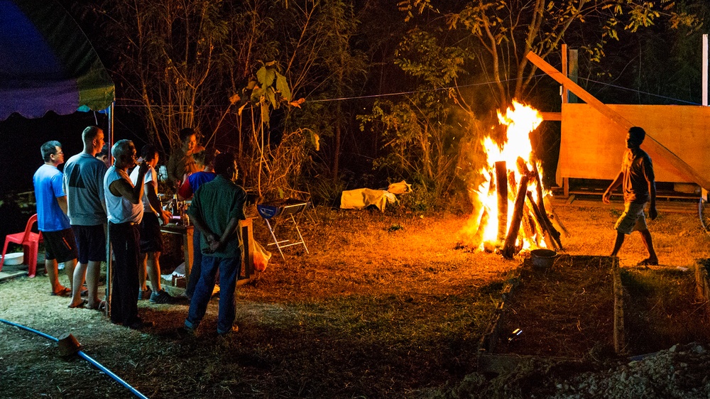 RTAF, U.S. Army Engineers Take a Break to Break the Ice