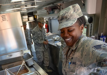 116th Services Flight serves up a culinary delight at night
