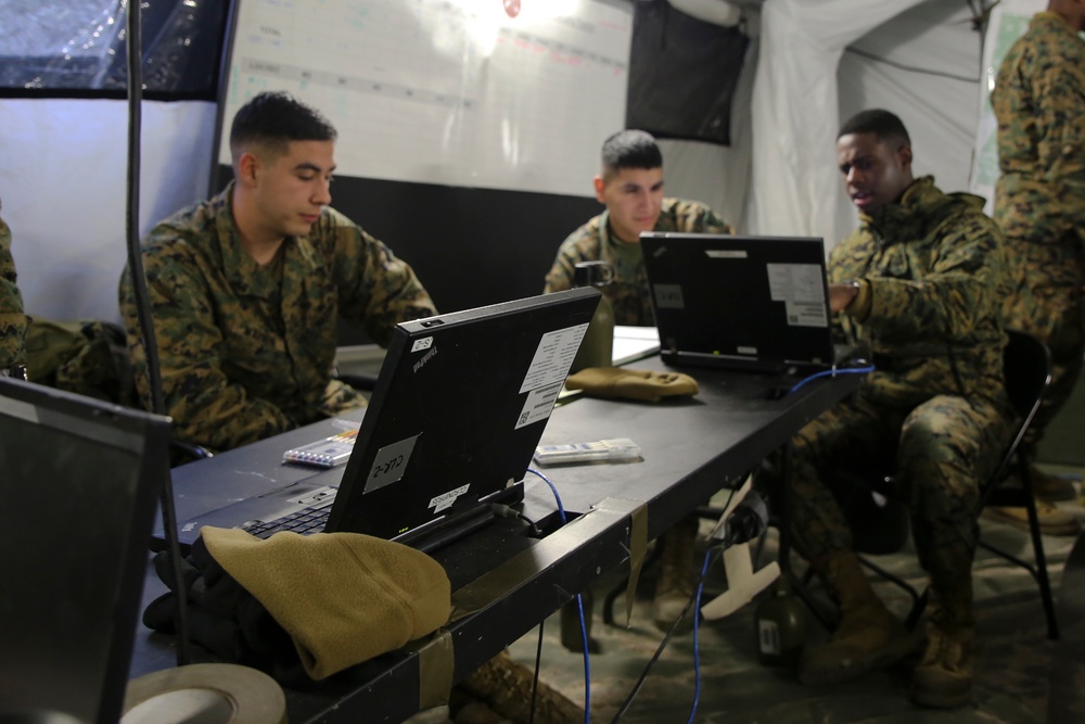 2nd TSB headquarters Marines prepare for Rolling Thunder