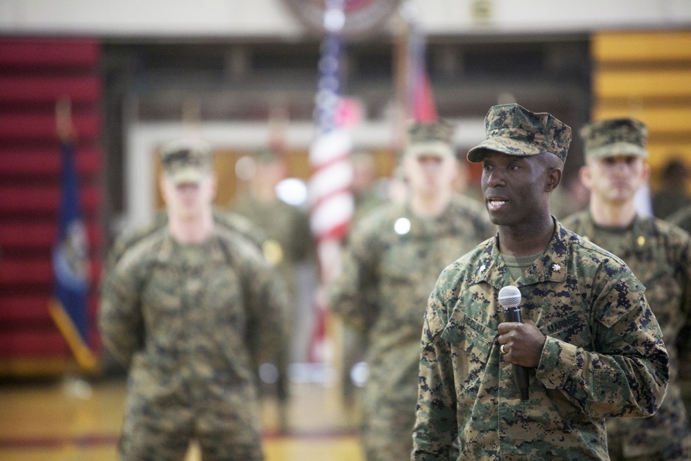 3rd Battalion, 8th Marine Regiment conducts change of command