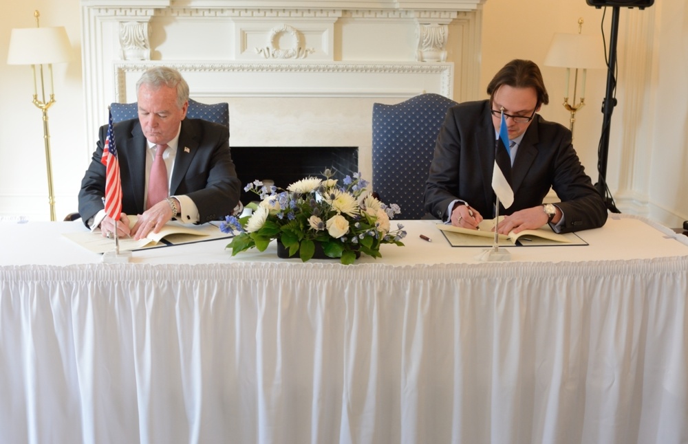 US-Estonia agreement strengthens partnership, defenses