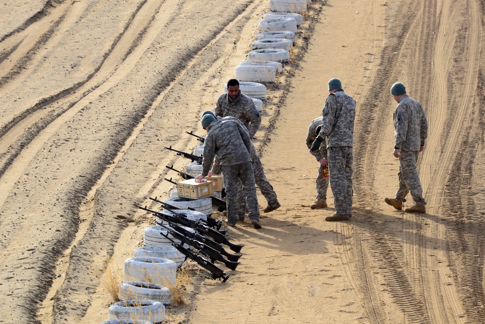 Soldiers utilize Poinsett Range