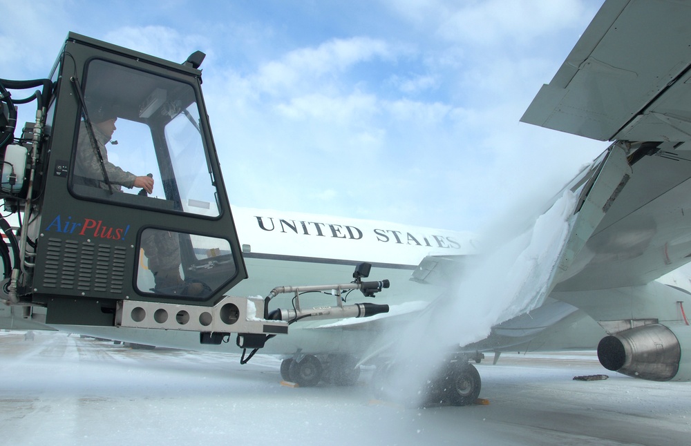 Out of the snow, into the sky
