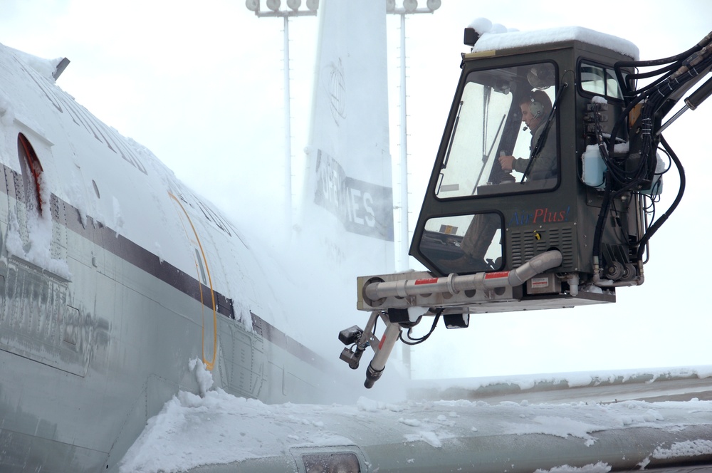 Out of the snow, into the sky