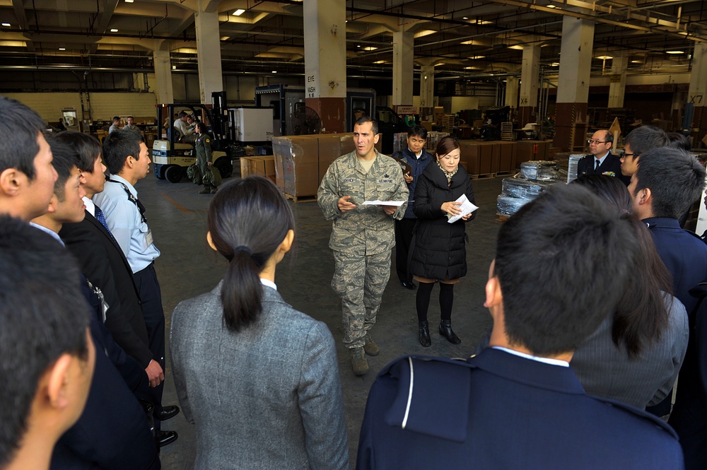 JASDF visits Kadena supply facilities