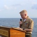 11th MEU Marines graduate leadership course at sea
