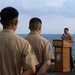 11th MEU Marines graduate leadership course at sea