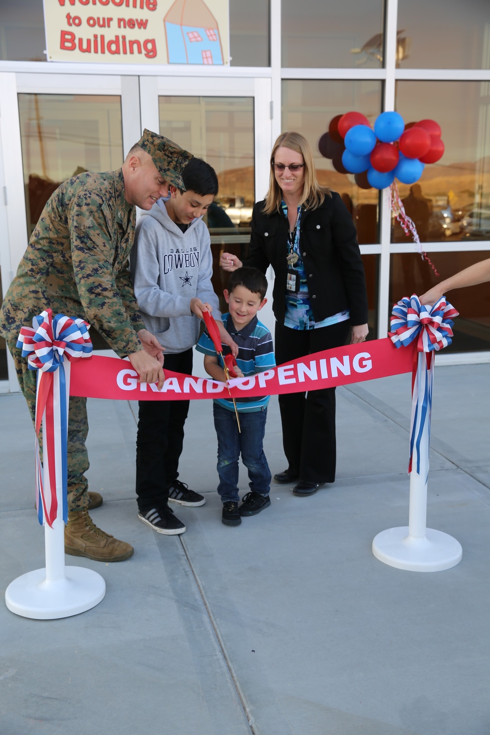 MCLB Barstow’s school-age children in for treat