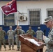 Fort Campbell based 86th Combat Support Hospital cases colors in Liberia