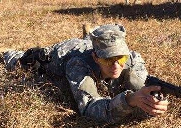 Staff Sgt. Rivero takes aim