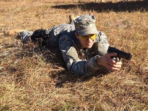 Staff Sgt. Rivero takes aim