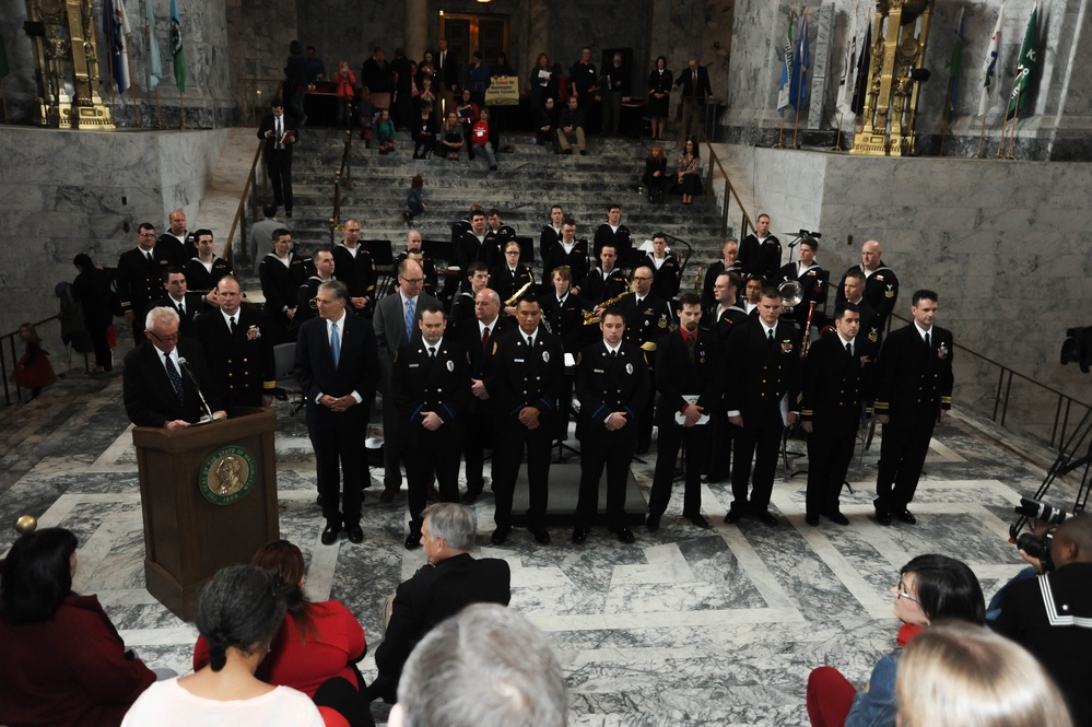 Navy Day at Washington State Capital