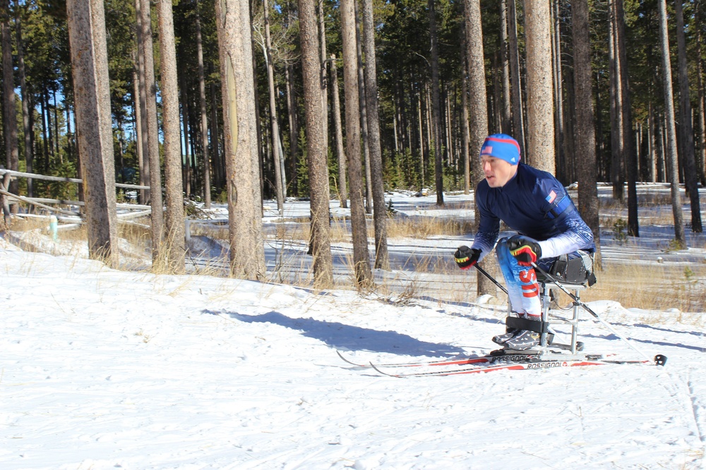 Skiing with wounded warriors