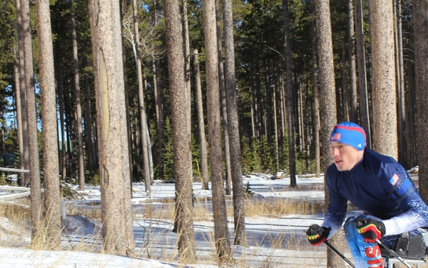Skiing with wounded warriors