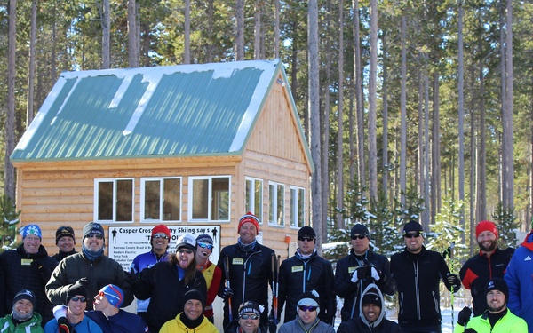 Skiing with wounded warriors