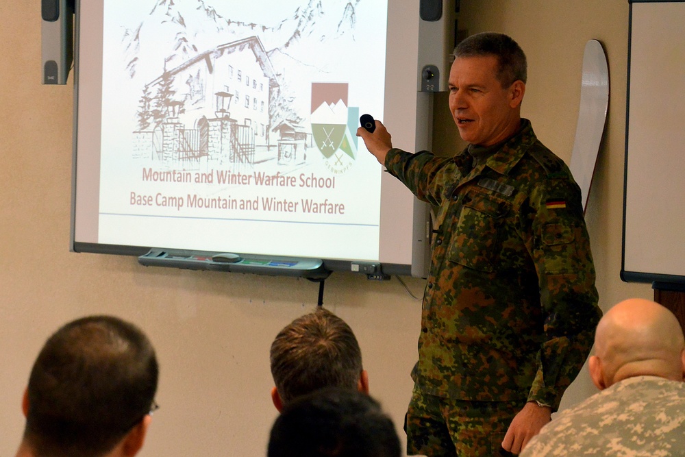 USARAK hosts international cold weather, mountaineering experts