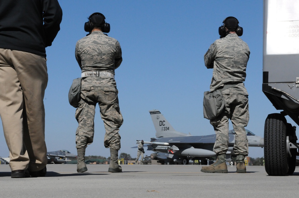 A prime view of flight line operations