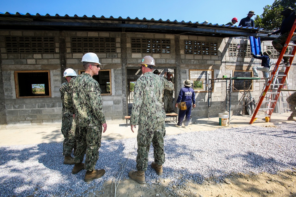 NMCB 4 CO visits construction site during CG-15