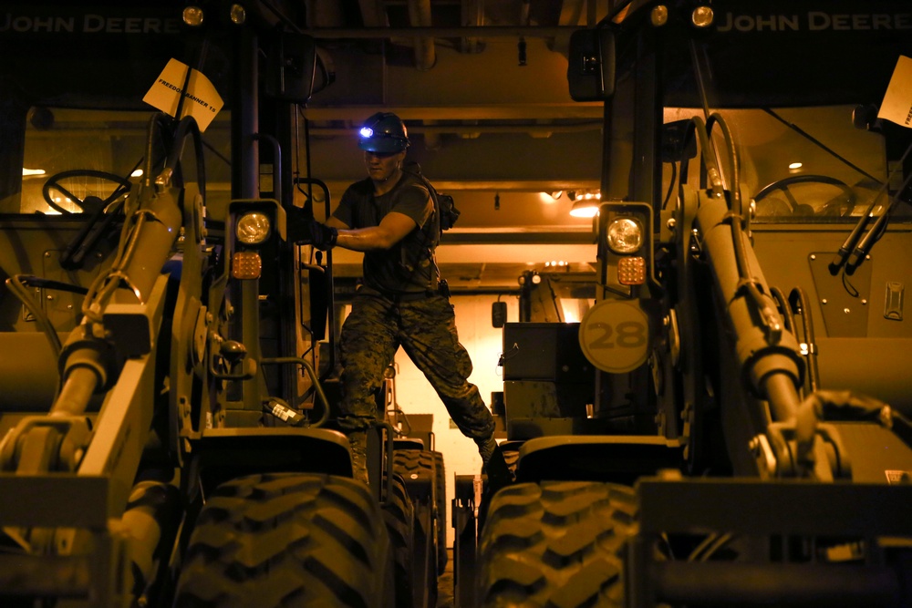 Marines prepare equipment for Cobra Gold