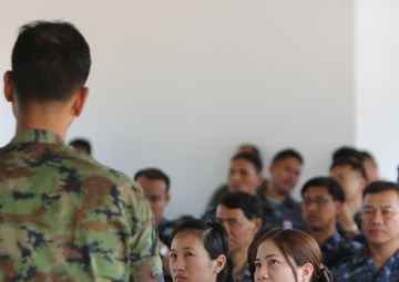 U.S. Navy Corpsman teach Thai military members life-saving skills