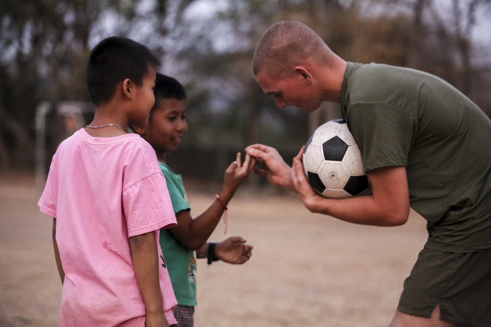 World's Game Helps Marines Build Bond with Thai Community