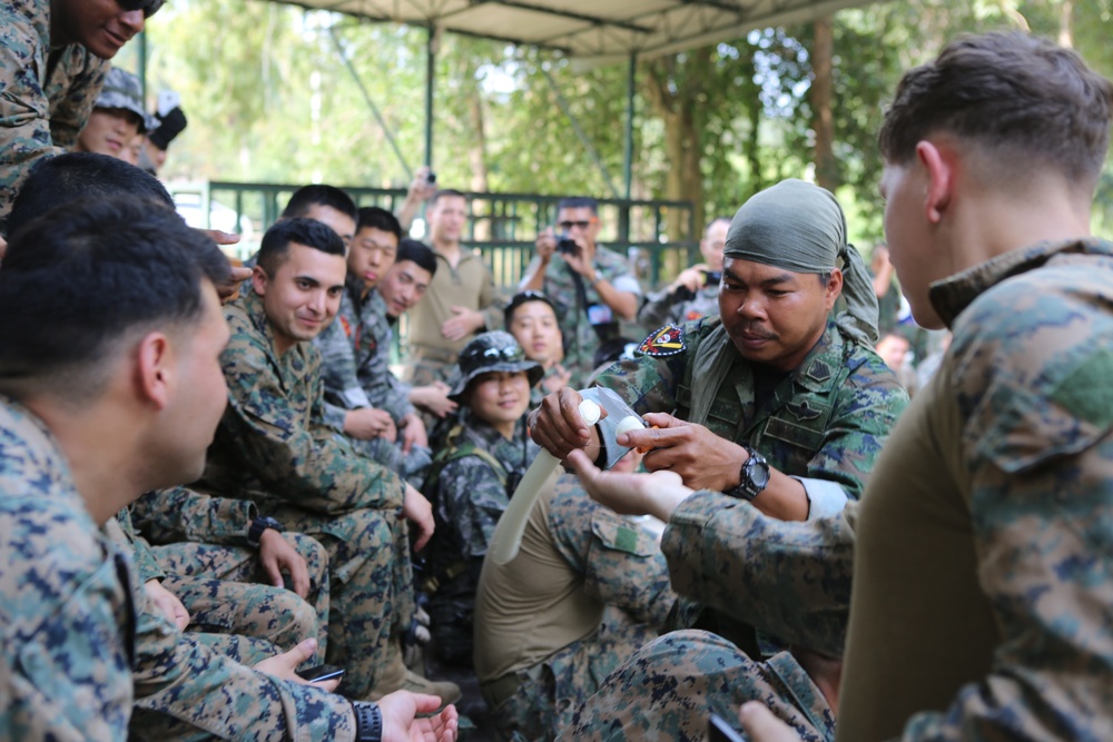 U.S., Thai, Korean Marines conduct Jungle Survival Training