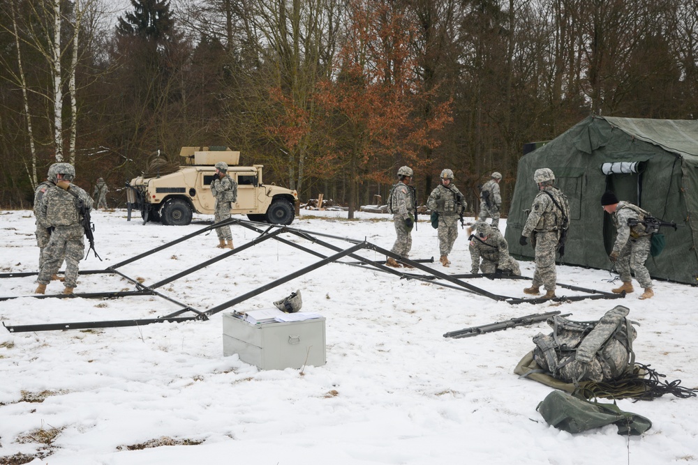 554 Military Police Company recover an Armored Security Vehicle