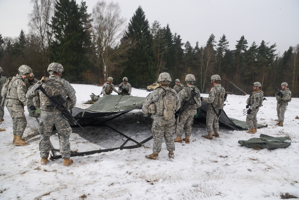 554 Military Police Company recover an Armored Security Vehicle