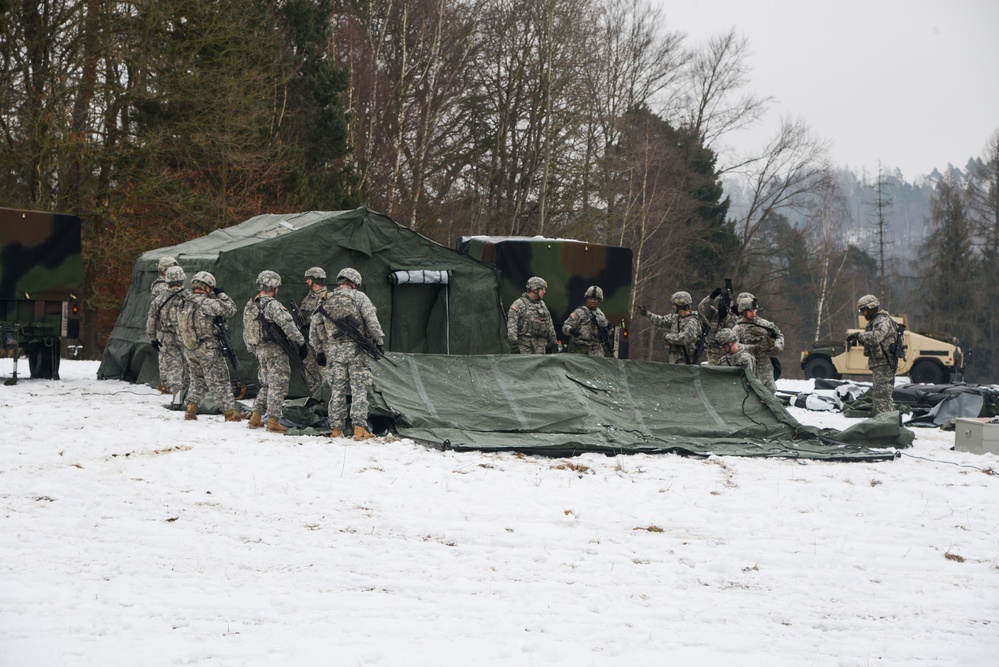 554 Military Police Company recover an Armored Security Vehicle