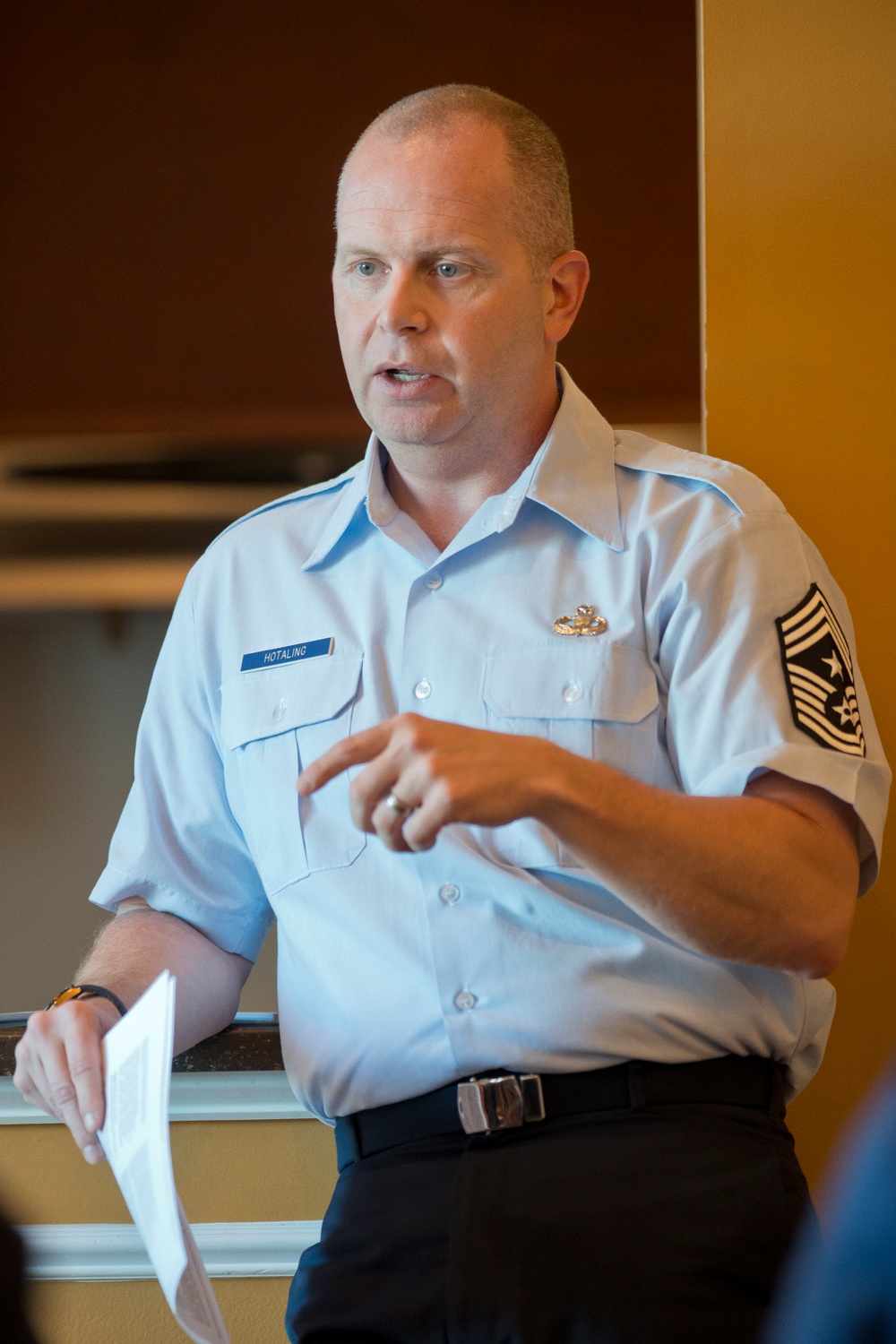 ANG command chief leads professional development day