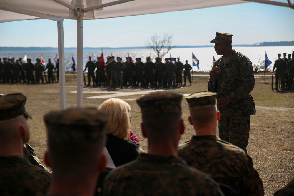 2nd Battalion, 6th Marine Regiment welcomes new sergeant major