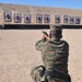 Marines train on pistol range aboard Marine Corps Logistics Base Barstow