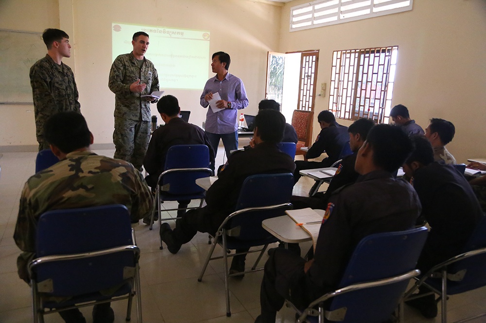 11th MEU CBRN Trains in Cambodia