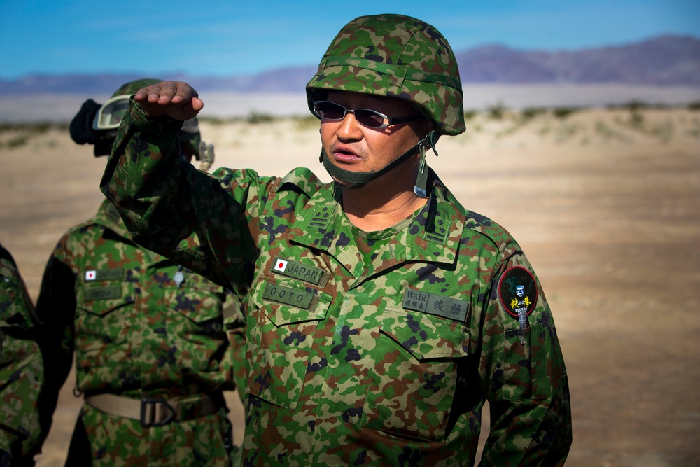 JGSDF Observes Marine Corps Air Delivery Capabilities ITX 2-15