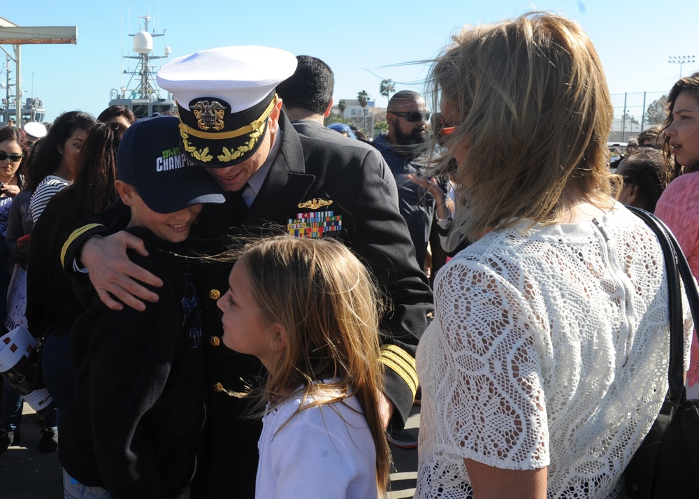 USS San Francisco returns