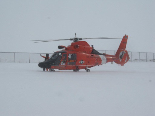 Coast Guard Air Station Detroit rescues 2 from ice
