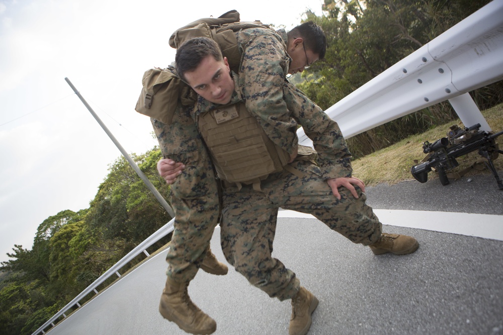 Golf Company Fire team competition