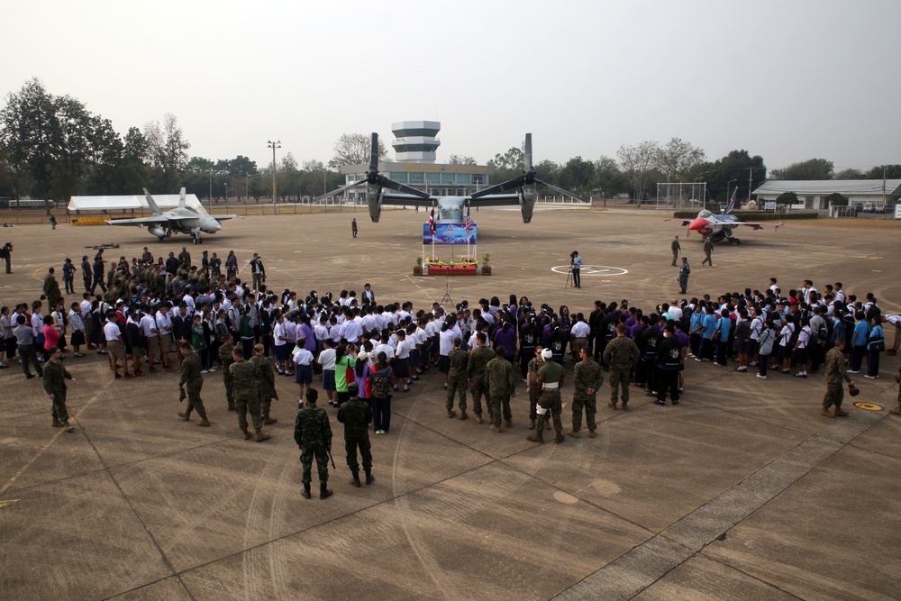U.S./Thai militaries host open house for local schools