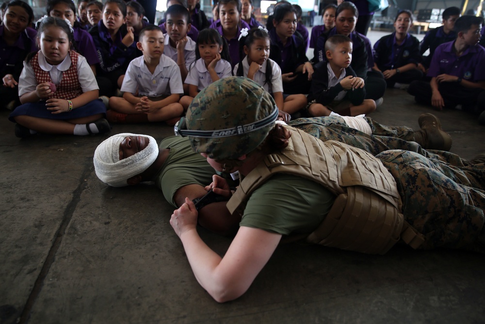 U.S./Thai militaries host open house for local schools