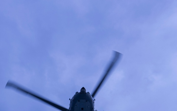 Marines and Sailors conduct a Replenishment at Sea