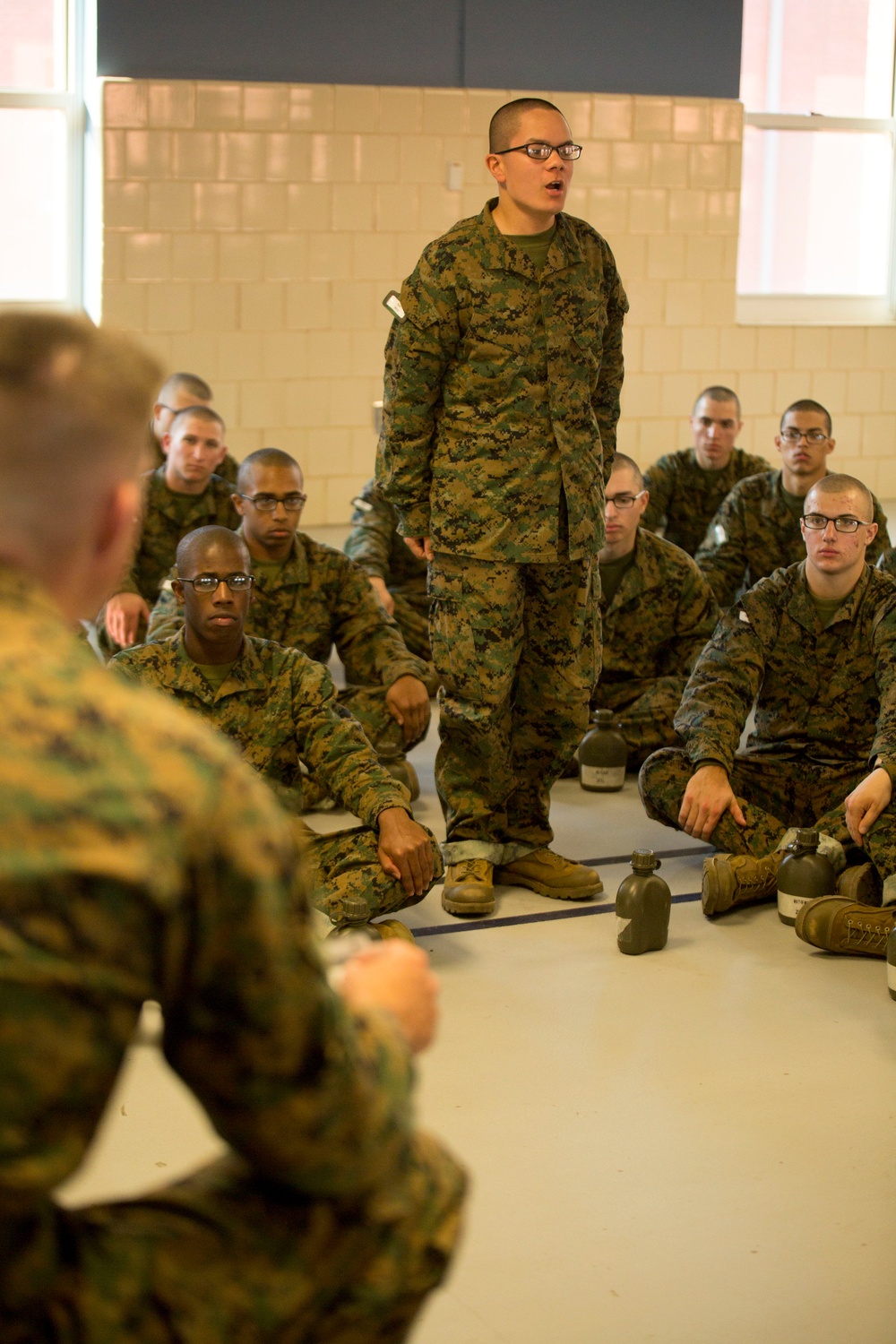 Photo Gallery: Marine recruits delve into meaning of commitment on Parris Island