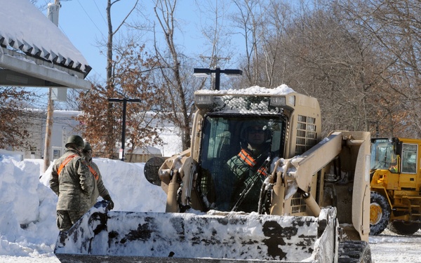 Engineers clear the T