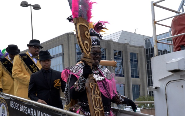Coast Guard delivers Lundi Gras Zulu Krewe