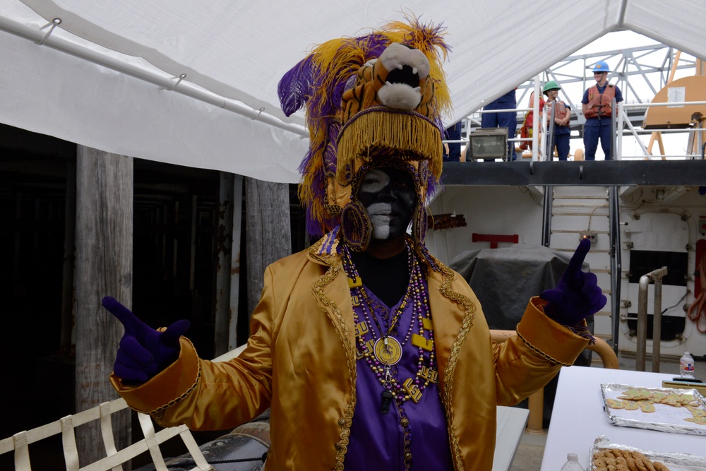 Coast Guard delivers Lundi Gras Zulu Krewe