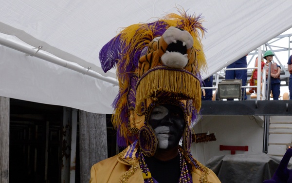 Coast Guard delivers Lundi Gras Zulu Krewe