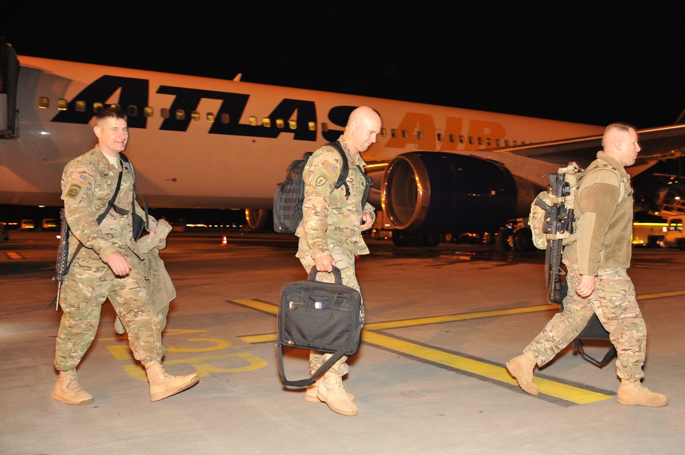 4th ID Mission Command Element Main Body Arrival, Feb. 13 2015