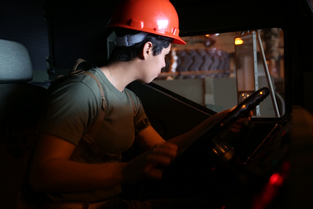 Marines offload supplies, equipment for Cobra Gold Marines offload supplies, equipment for Cobra Gold