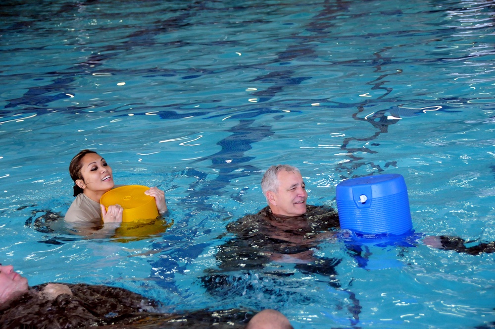 138th Civil Engineering conducts basic water survival training