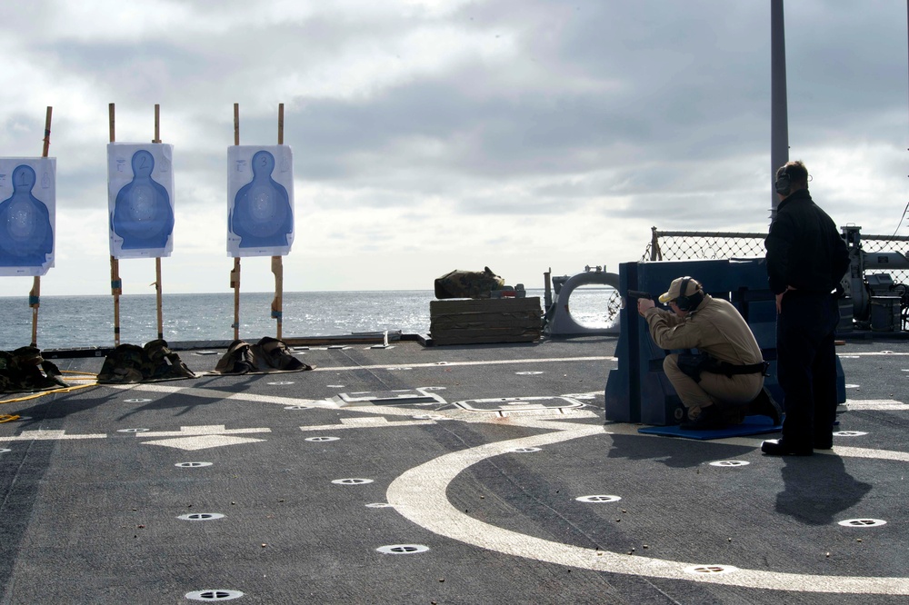 USS Cole conducts naval operations in the US 6th Fleet area of operations