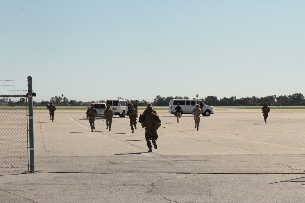 7th Marines conduct embassy reinforcement training